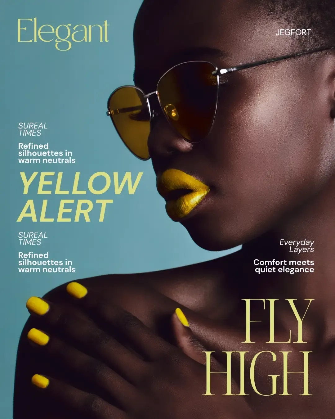 Elegant — Yellow Alert design project