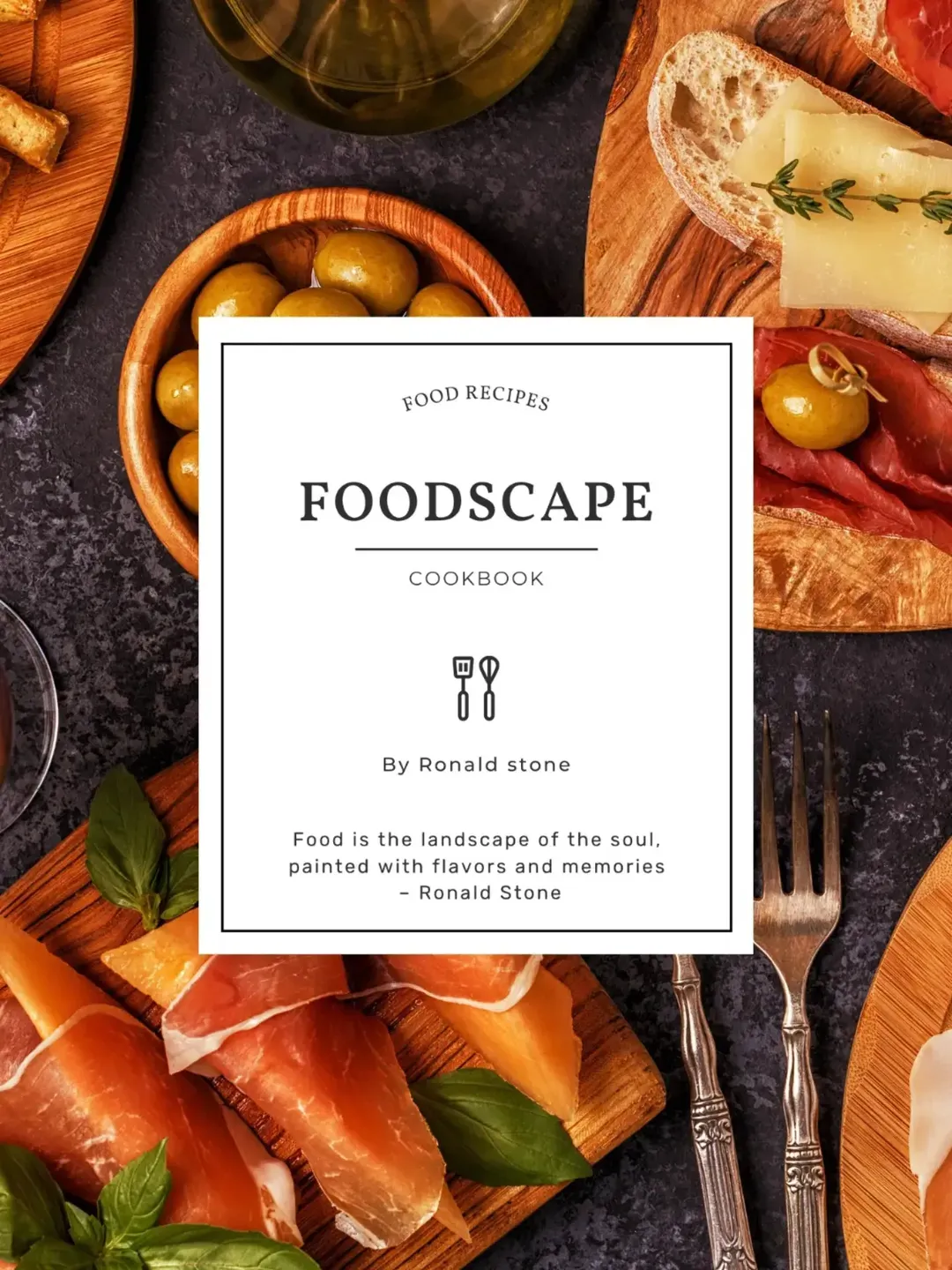Foodscape Cookbook design project